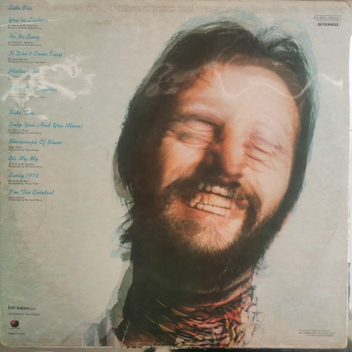 Ringo Starr Blast From The Past Lp Vinile 33 Giri Prima Stampa Ita 1975 - Foto 2 di 6