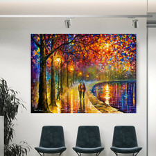 Leonid Afremov SPIRITS BY THE LAKE 30"x24" LIMITED EDITION GICLEE ORIGINAL