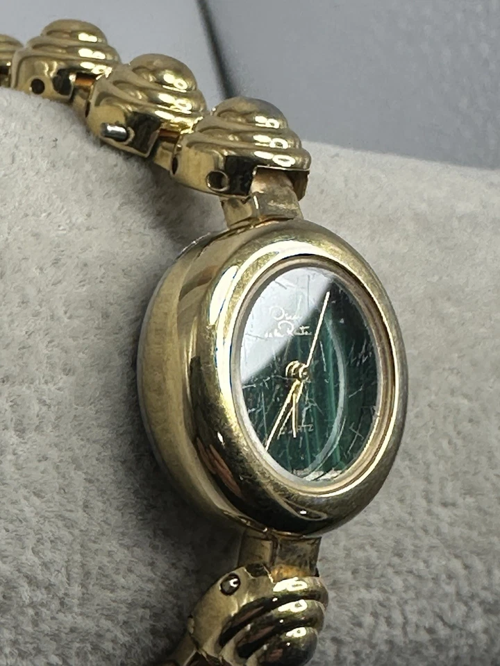 Oscar De La Renta 208-400 Ladies Watch New Battery 21MM 7.75" Gold Tone D85 - Image 3 of 4