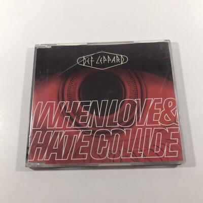 Def Leppard - When Love And Hate Collide CD Single Slimline Case