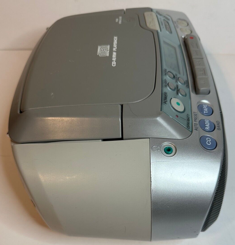 Sony CFD-S01 CD Cassette Player/Record AM/FM Radio Portable Stereo Boombox Teste - Imagen 6 de 11