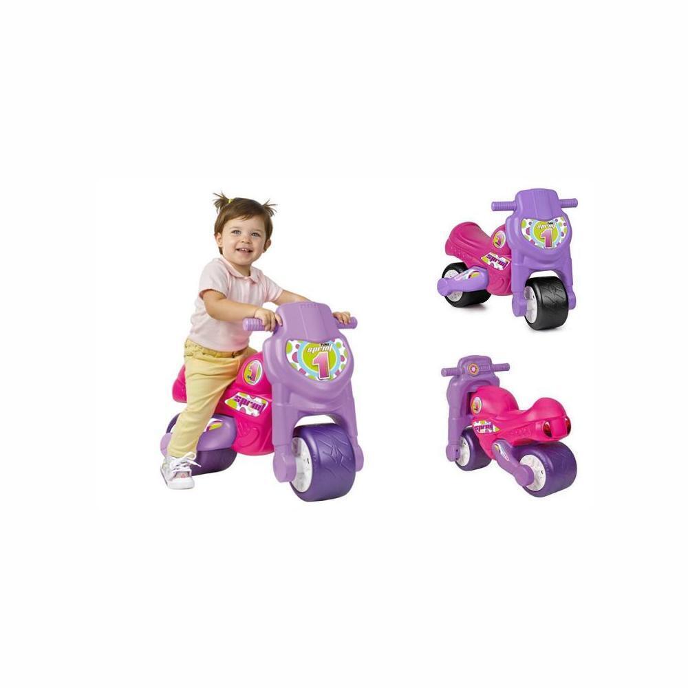 Feber Laufrad Motorrad Rutscher Läufer Kinderfahrzeug Kunststoff Mädchen Lila