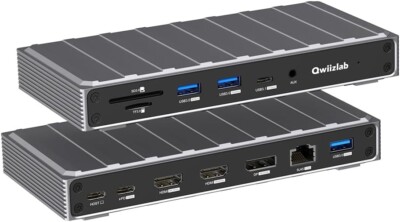 Docking Station for MacBook M1/2 Windows 100W PD Charging to Laptop Triple Monit
