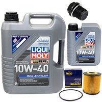 MotoröL Set 10W-40 6 Liter + ÖLfilter Sh 443 P + Schraube FüR Volvo S40 S70 C70