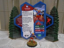 Heroscape Custom Supergirl Double Sided Card  Figure w/ Sleeve DC Superman