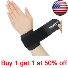 Wrist Brace Sports Band Wrap Adjustable Support Gym Strap Carpal Tunnel Bandage
