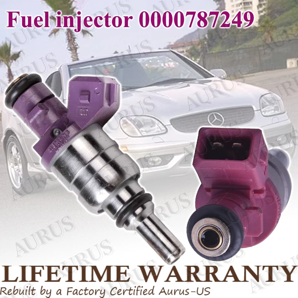 x4 原始设备制造商西门子燃油喷射器适用于 2002 梅赛德斯-奔驰 C230 2.3L I4 A0000787249 — 第 3/4 张图片