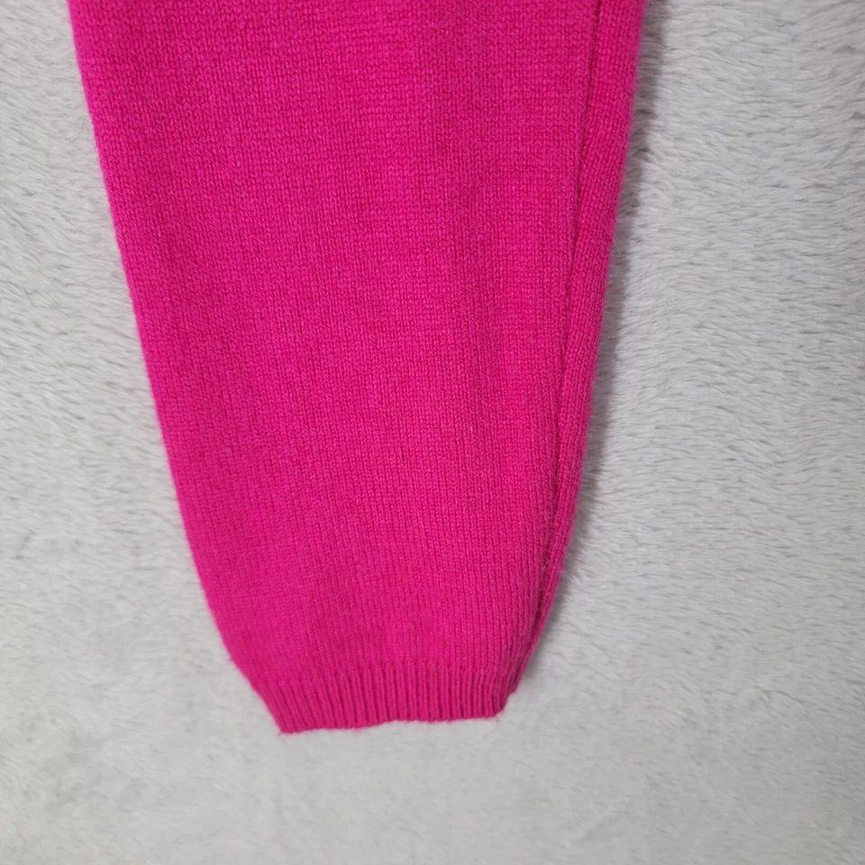 Vintage 80s Carducci Pink Womens S Sweater Cashmere Angora Silk Blend Mock Neck - Image 4 of 4
