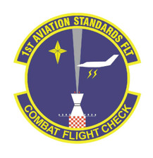 3" 1ST AVIATION STANDARDS FLT COMBAT FLIGHT CHECK STICKER DECAL USA MADE