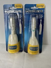 2 Lot Philips Sonicare Advance Standard Size Replacement Brush Head HX4001 NEW