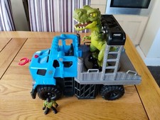 Imaginext Fisher Price Jurassic World Dominion Break Out Dino Hauler Truck