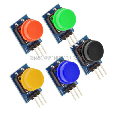5PCS Big Key Button 12x12mm Light Hat Output Module Touch Switch for Arduino