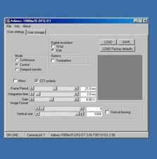 Adimec 1000m/D ST Iss.: 2.0 tested