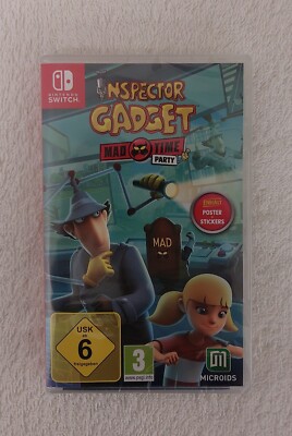 Nintendo Switch Spiel Inspector Gadget Mad Time Party Deutsch Game Neu OVP