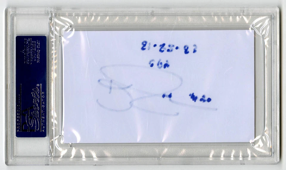 Ralph Sampson SIGNED 3x5 Index Card + CPY Virginia Cavaliers PSA/DNA AUTOGRAPHED - Image 3 of 3