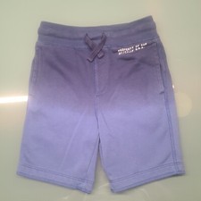 GAP Boy's Fleece Shorts Blue Fade Super Soft Elastic Waist POE Sz S 6-7