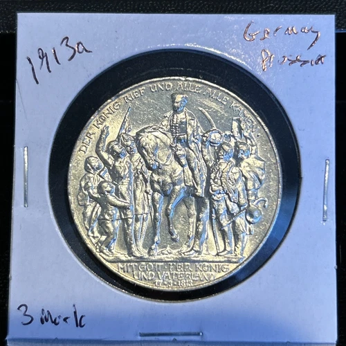 1913 Germany 3 Mark — photo from another recent sale
