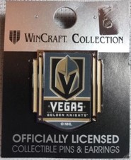 WinCraft Las Vegas Golden Knights Black Steel Gray /& Gold Metal Lapel Pin