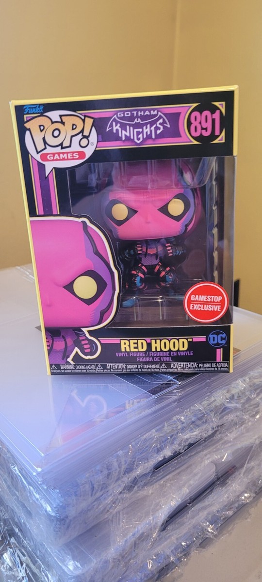 Funko Pop! DC Red Hood #891 Black Light GameStop Exclusive