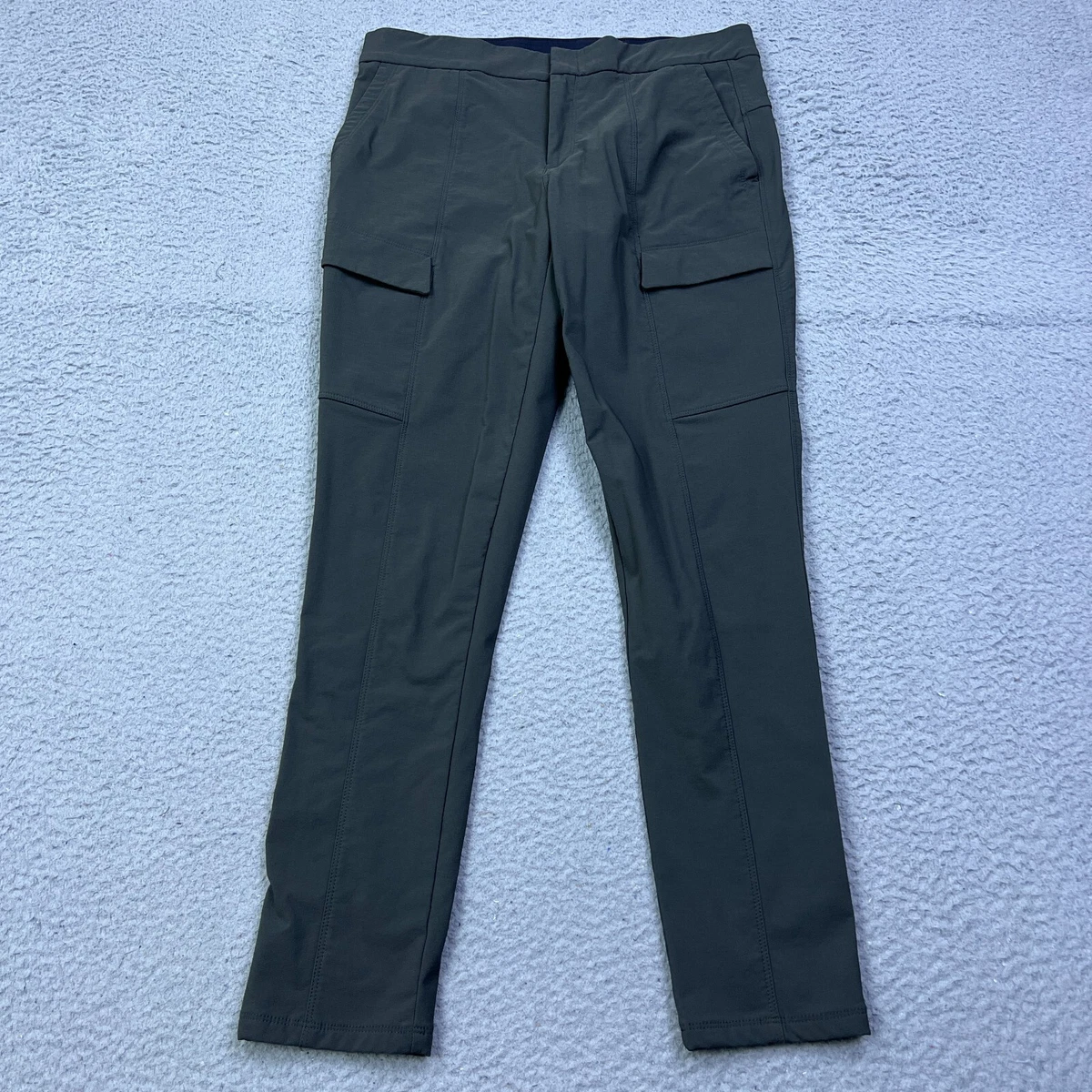 Jupe-short Cargo Athleta Trekkie Pour Femme, Vert Sauge, Taille 10, Nylon, Poche Zippée