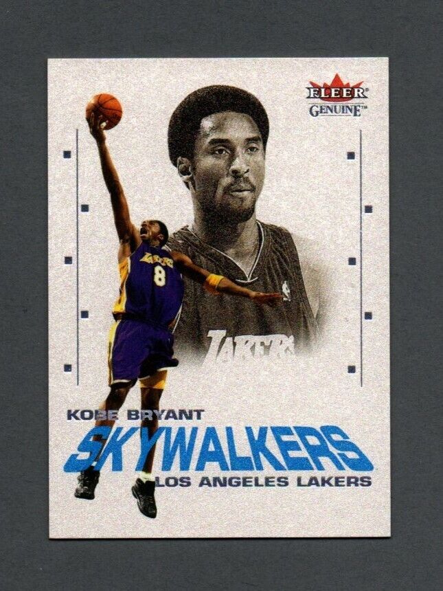 2001-02 Fleer Genuine 'Skywalkers' insert - KOBE BRYANT / Los Angeles Lakers