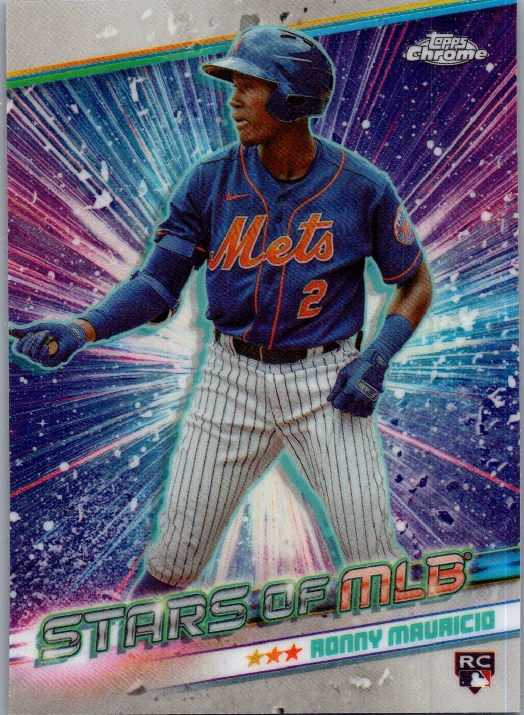 2024 Topps Chrome Stars of the MLB CSMLB11 Ronny Mauricio Mets