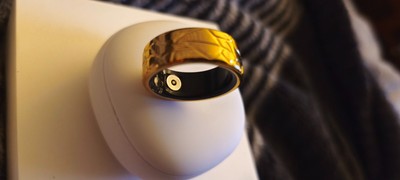 Smart Ring - JRing Fitness Tracker, Farbe Gold,mit APP, unbenutzt.