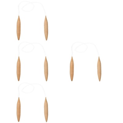  4 Pack DIY Strickwerkzeug Nadel Webstuhl Nadeleinfädler Rundstricknadeln