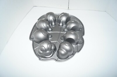 Nordic Ware Caterpillar Cakelet Cake Pan Heavy Duty- Great for Kids Party