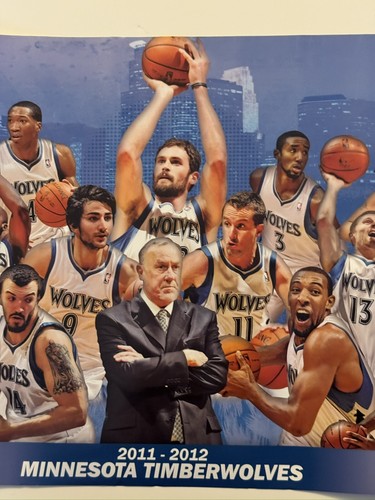 Minnesota Timberwolves NBA SGA Poster lot of 3 Christian Laettner 2011-12 team - Picture 12 of 19