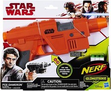 Star Wars Nerf Glowstrike Poe Dameron Blaster Hasbro
