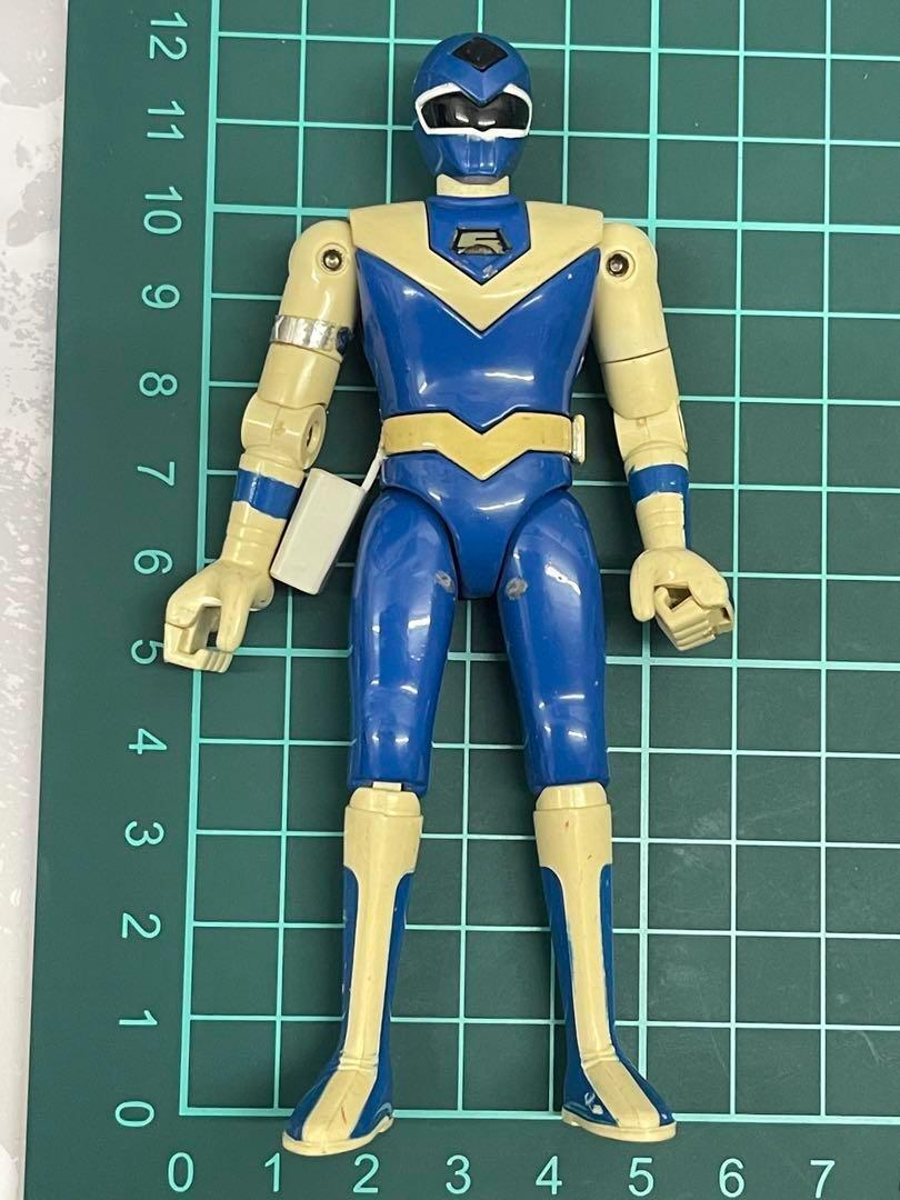 Power Rangers Hikari Sentai Maskman Chogokin Figure Blue BANDAI