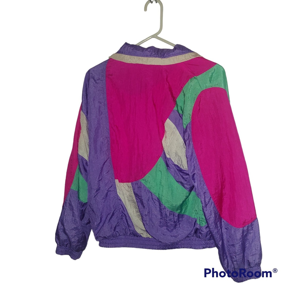 90s Vintage LAVON 切り替えデザイン ナイロンジャケット Vintage 90s Lavon Nylon Nautical Womens Color Block