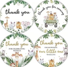 25 pcs 2  Baby Shower Animal Safari Zoo Celeb...