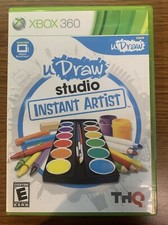 XBOX 360 uDraw Studio Instant Artist Video Game Only Brand New Sealed