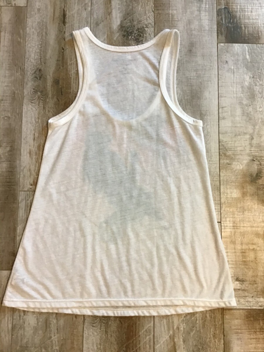 American Eagle Outfitters Top Size XS Paradise Stud Tank : White