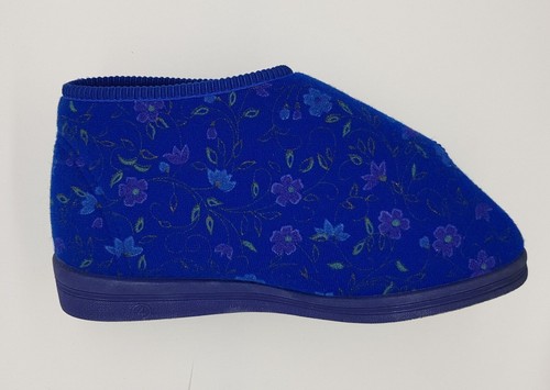 Ladies Comfylux Slippers Betty, Touch Fastening Womens Washable Wide EEEE Bootee - Picture 23 of 27