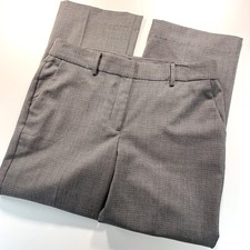 Talbots Women  s Dress Pant Wool Blend Gray Black Brown Newport Style 8 Petite