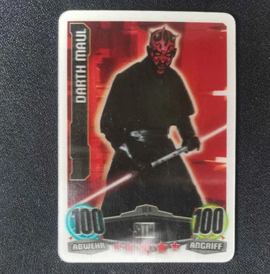 Topps Force Attax Star Wars Darth Maul 3D #LE3