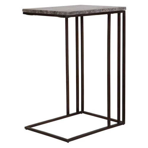 Uttermost Theodore Travertine Accent Table - Picture 4 of 6