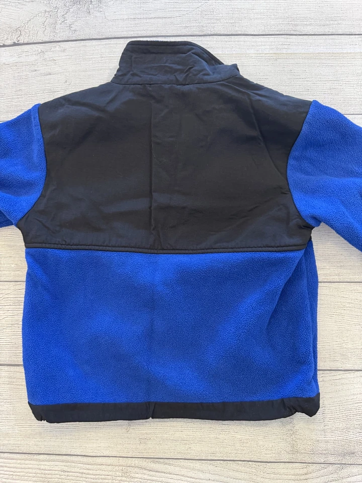 Rugged Bear Jacket Boys Size 6 Blue Black Fleece Full Zip Outdoors Winter Warm - Image 4 of 4