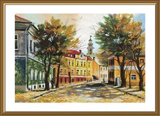 Creative Сross Stitch Embroidery Kit "Golden city" Nova Sloboda