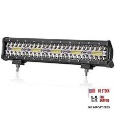 15 Inch 300W LED Light Bar, White, Aluminum, IP68 Waterproof, Suitable for