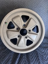 Porsche 911 Fuchs Rim Wheel 6x15 Flat Dish 91136102010 Media Blasted