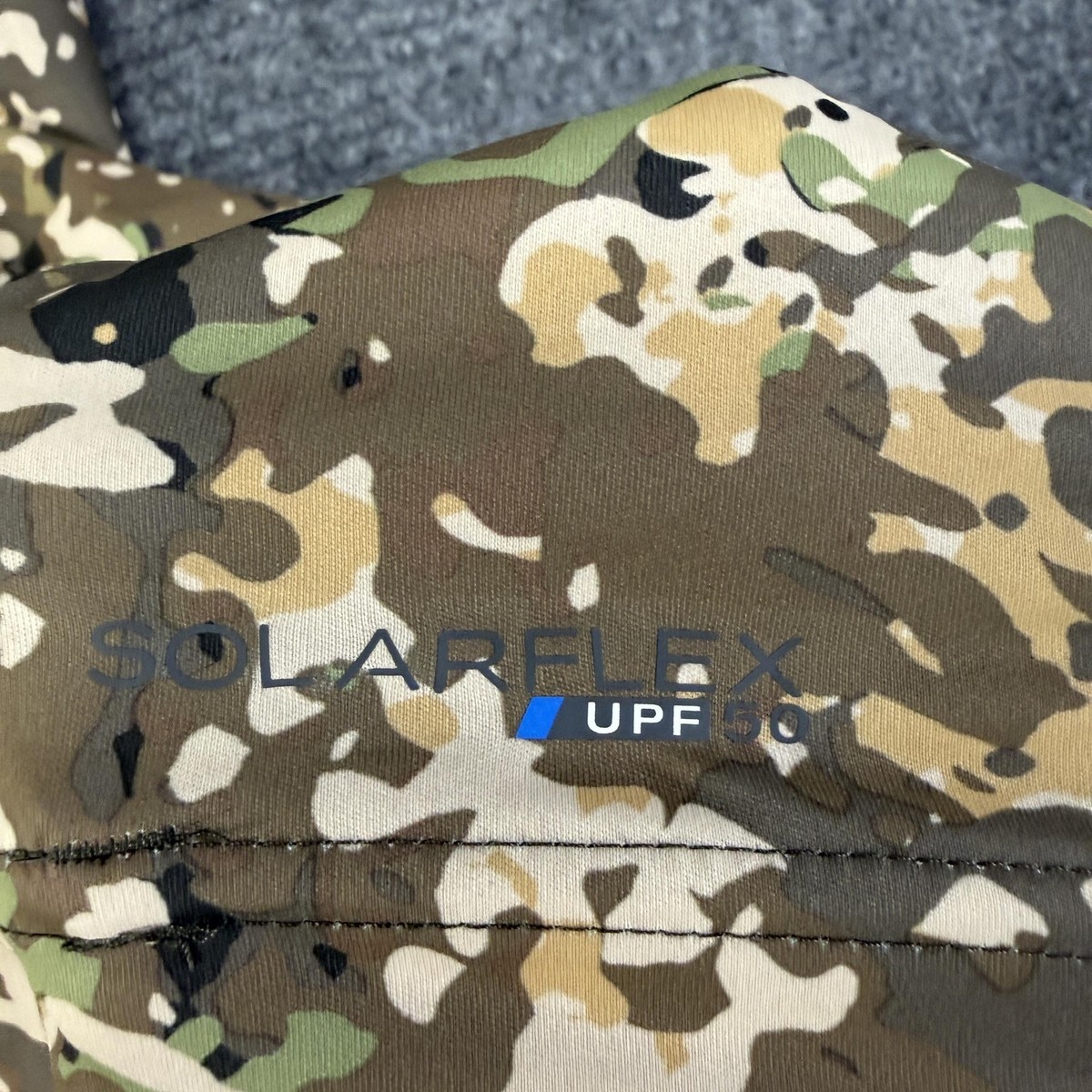 Sweat à capuche homme SIMMS FISHING SOLARFLEX CAMOUFLAGE TAILLE S NEUF