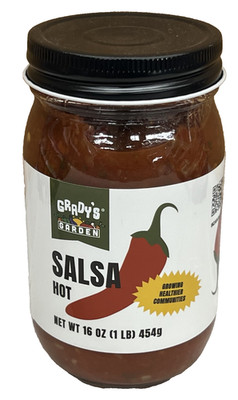 Grady's Garden Hot Salsa 16 oz