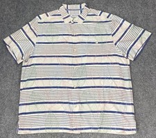 Tommy Bahama Shirt Men's XL Floral 100 Silk Short Sleeve Button Down Hawiian