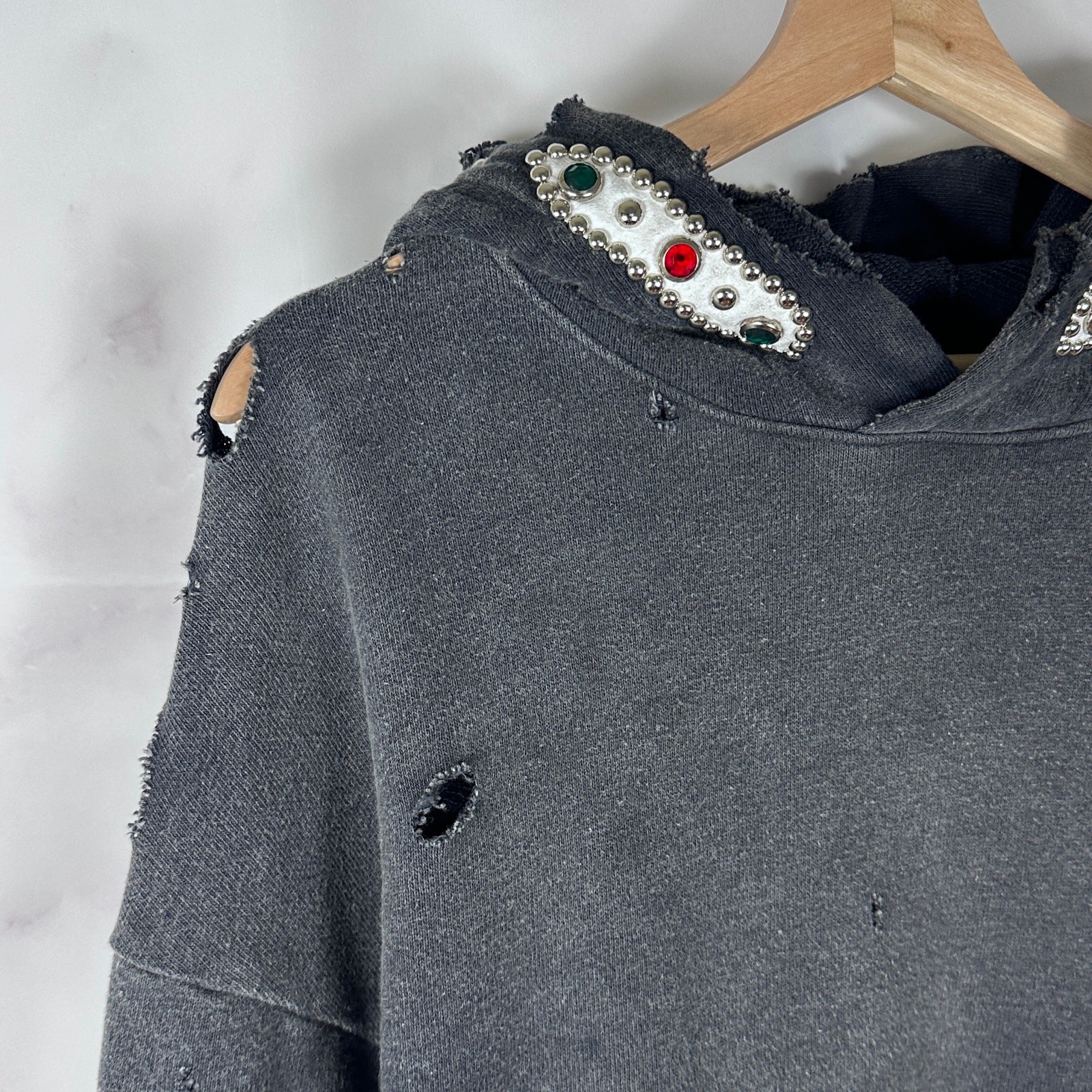 Kapital Hoodie Thriller Black Jewel Kountry Remake L … - Gem