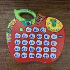 Vtech Alphabet Apple ABC Learning Education Interactive Music Phonics Toy Teated