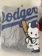 Hello Kitty x LA Dodgers Hoodie Size MEDIUM 4/13/2026 SGA New In Plastic Wrap